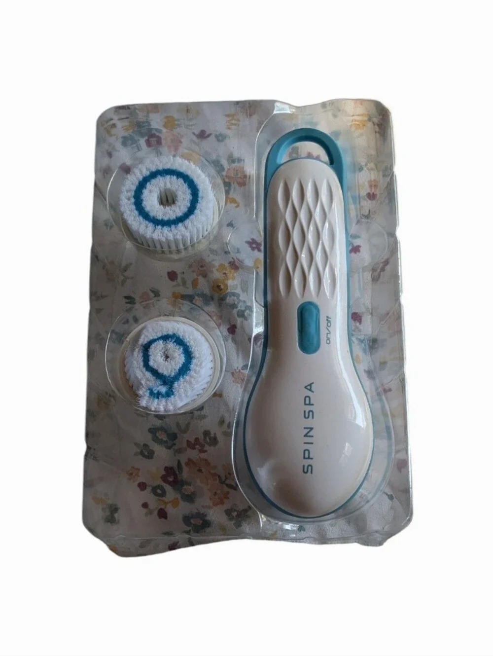 Spin Spa Cleansing Facial Brush - White -